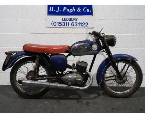 BSA Bantam project. 175cc . Engine number does not match the V5. NDW 56G. V5