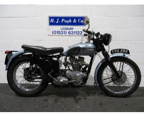 Triumph Trophy TR5 motorcycle. 1955. 498ccEngine No. TR573249Frame No. 73249The bike wast last ridden in 2022 so will need li