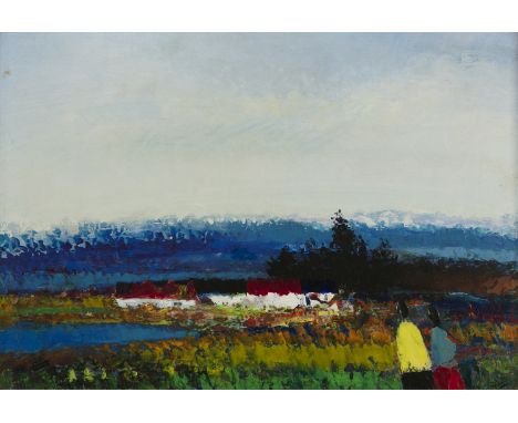 Daniel O'Neill (1920 -1974) Morning Light Oil on board, 24 x 36cm (9¼ x 14¼'') Signed; inscribed verso    