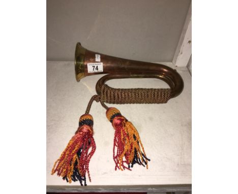 A regimental bugle