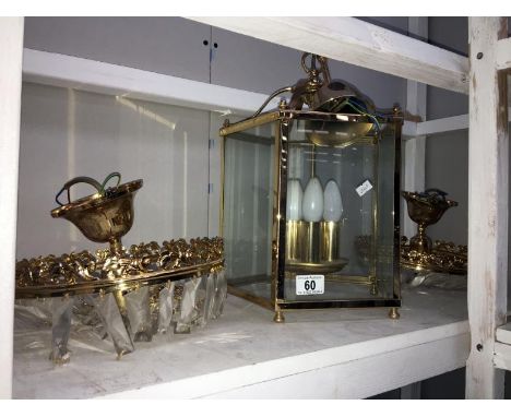 A set of three light fittings