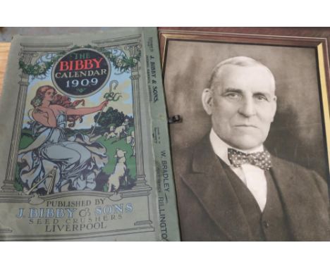 "The Bibby calendar" 1909 produced for W Bradley, Post Office, Rillington, a Joseph Rank Limited Milliners 1924 calendar and 