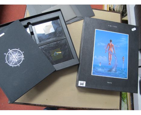Pink Floyd - Shine On Nine CD Box Set, with postcards, stand and book.