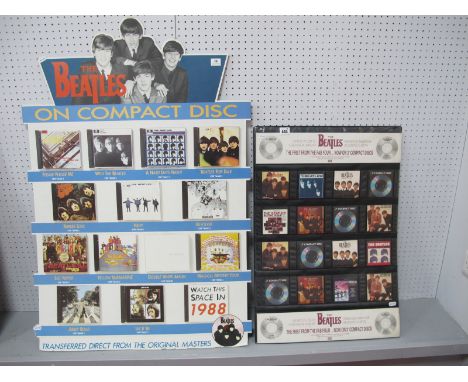 The Beatles On Compact Disc Shop Displays From 1987.