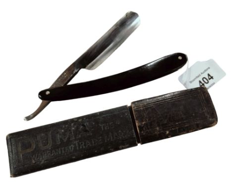 VINTAGE SOLINGEN PUMA CUT THROAT RAZOR 