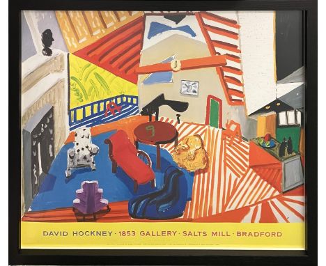 DAVID HOCKNEY, 'Montcalm Interior at Seven o'clock' 1988, Giclee, 98cm x 82cm, framed. (Subject to ARR - see Buyers Condition