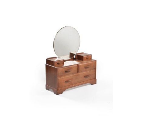 Robin Nance, an oak dressing table, 1930s, with an adjustable mirror, 122cm high, 103cm wide, 38cm deep      Provenance: Lamb