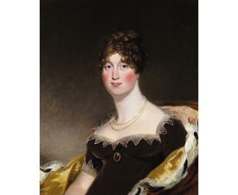 Studio of Sir Thomas Lawrence P.R.A. (1769-1830) Portrait of Anna Allnutt (1774-1819) Oil on canvas 76 x 64cm; 30 x 25in Prov