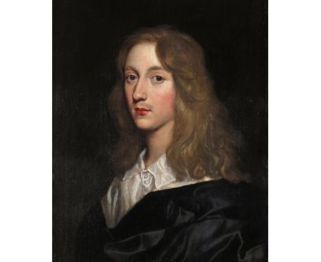 Attributed to John Michael Wright (c.1617-1694) Portrait of a gentleman, possibly Rupert of the Rhine Oil on canvas 60 x 50cm
