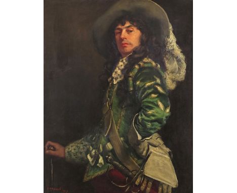 ‡ Frank Moss Bennett (1874-1953) Portrait of a cavalier Signed and dated 1909 Oil on canvas 92 x 71cm; 36 x 28in 