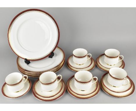 A Paragon Holyrood Service For Six to Comprise Cups, Saucers, Side Plates and Dinner Plates
