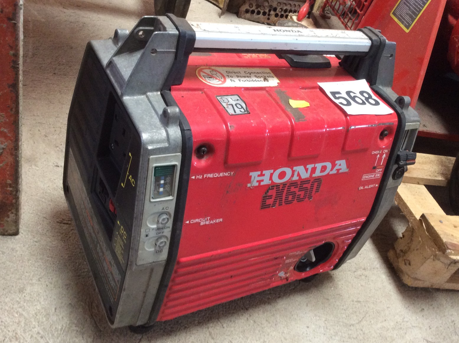 Honda EX650 generator.