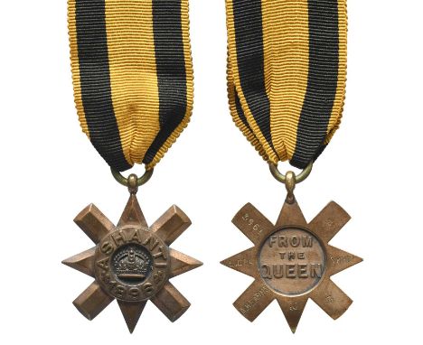 An Ashanti Star 1895-96 to Lance Corporal A. Kearns, 2nd Battalion West Yorkshire Regiment, reverse regimentally inscribed (3