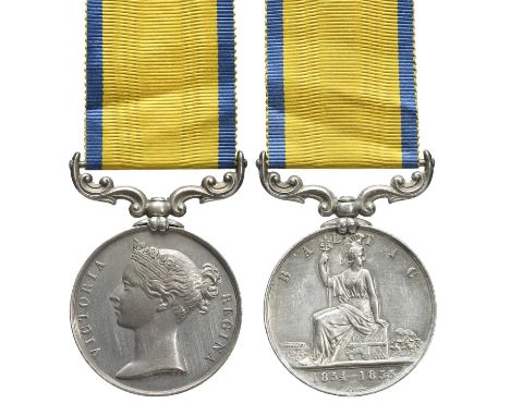 A Baltic Medal 1854-55, unnamed as issued, suspension post loose, test scratches to edge, otherwise about very fine.36.16mm d