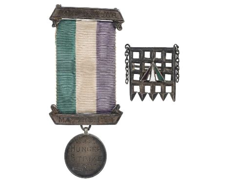 Women's Social and Political Union: the Suffragette Medal and associated items to hunger striker Jessie Landale Cumberland, t