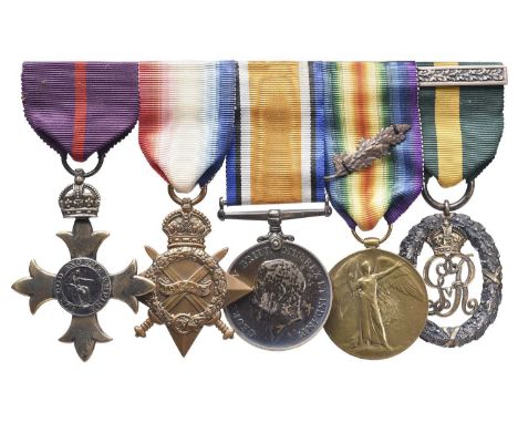 The Great War Group of five awards to Lieutenant Colonel Christian Frederick George William de Falbe, O.B.E., T.D., Hertfords