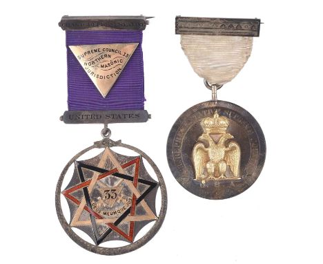 Irish and American Freemasonry: two jewels to prominent Irish Mason Brother the Reverend Henry H. J. Westby, one an engraved 