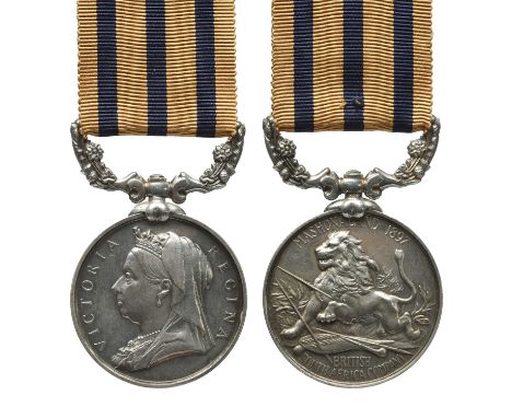 A British South Africa Company Medal to Trooper P Weinthal, British South Africa Police, Mashonaland 1897 reverse, no clasp (