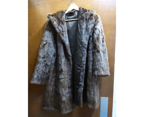 A Vintage Ladies Fur Coat 
