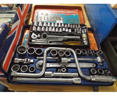 Two Vintage Socket Sets 