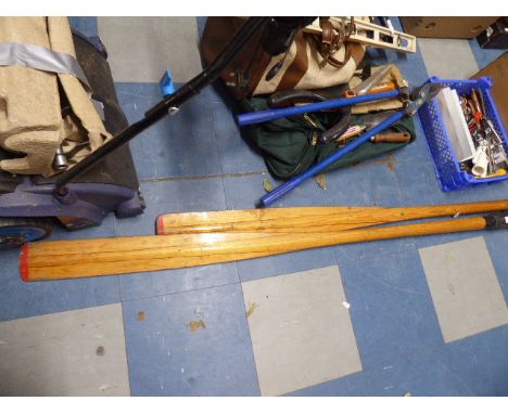 A Pair of Vintage Rowing Oars 