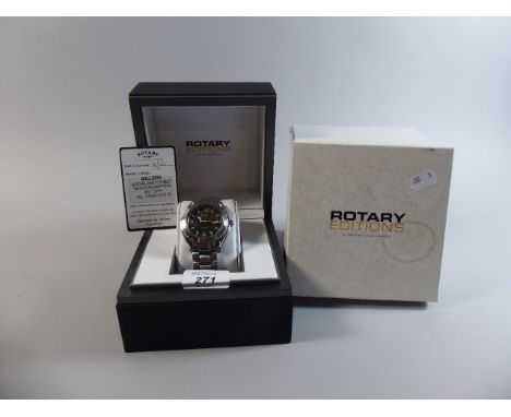 A Boxed Rotary Gents Wrist Watch 
