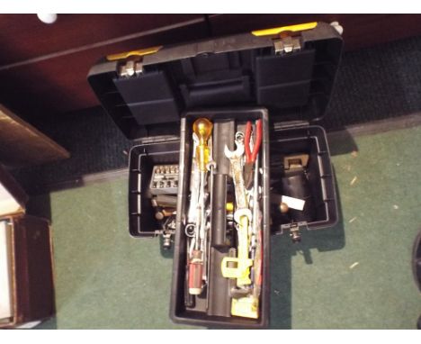A Tool Box Containing Various Workshop Tools