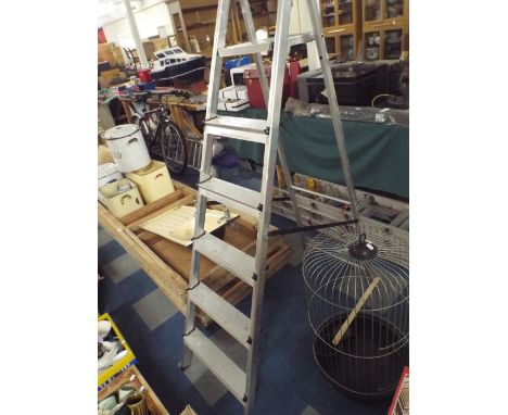 A Folding Aluminium Step Ladder