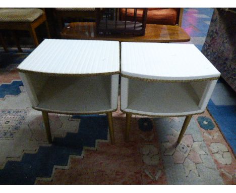A Pair of 1960's Vintage Bedside Cabinets 