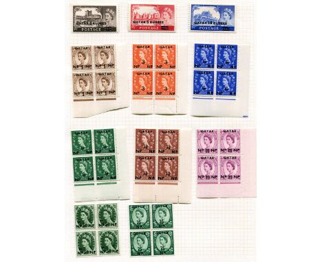 A collection of British Commonwealth stamps in three albums, a box file, packets and album leaves, from Queen Victoria to Que