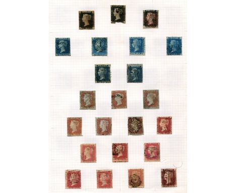 A collection of Great Britain stamps in three albums and three stock books from Queen Victoria to Queen Elizabeth II, 1918 Se