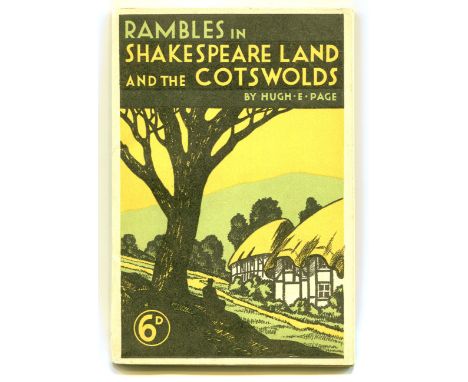 GUIDEBOOKS. A collection of British travel guides and souvenir pamphlets, including 'Rambles in Shakespeare Land and the Cots