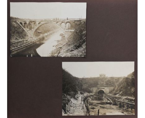 PHOTOGRAPHS, FIRST WORLD WAR. An album containing approximately 69 mounted photographs relating to the First World War in Eur
