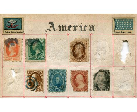 A collection of world stamps in five albums, used, plus box file of German 1920s inflation period stamps unused in sheets (da