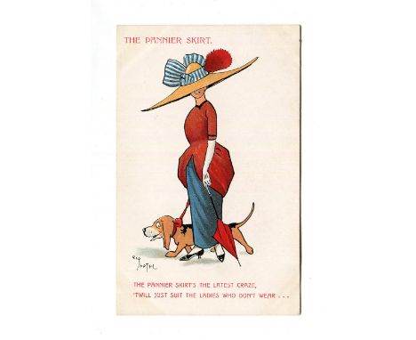 An album containing approximately 256 postcards, the majority comic/humorous, including approximately 83 postcards by Donald 