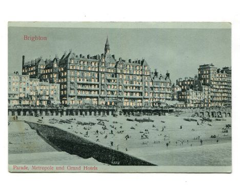 An album containing approximately 136 novelty postcards, including hold-to-light, fantasy heads and postcards with glass eyes