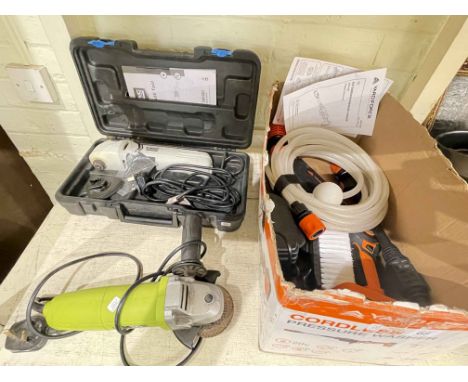 Cordless pressure washer, angle grinder and multi tool (3).