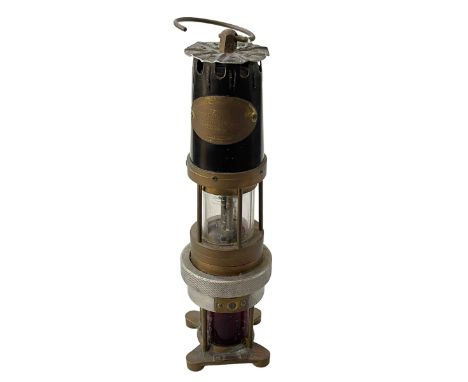 Naylor Spiralarm type S miners lamp, 36cm.