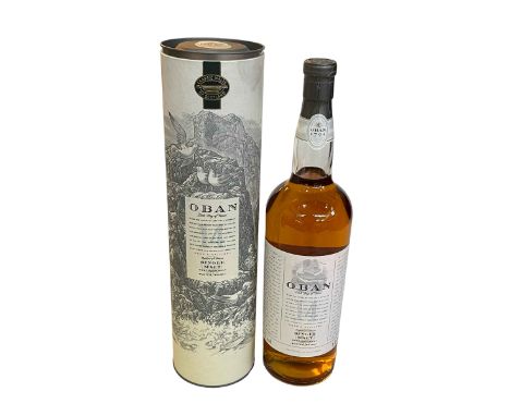 Oban 14 year Single Malt West Highland Scotch Whisky, 1 litre.