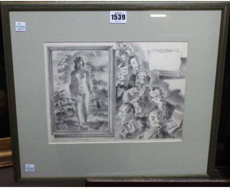 Barnett Freedman (1901-1958), Proof for Ernest Pearce, lithograph, signed and inscribed, 20.5cm x 27cm. DDS