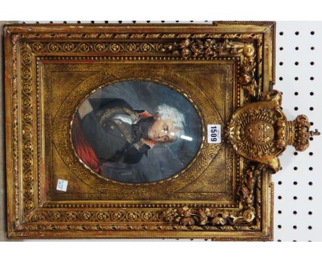 Jean-Urbain Guerin (1760-1835), Portrait of General Kleber, goache, oval, 212cm x 17cm.  Illustrated