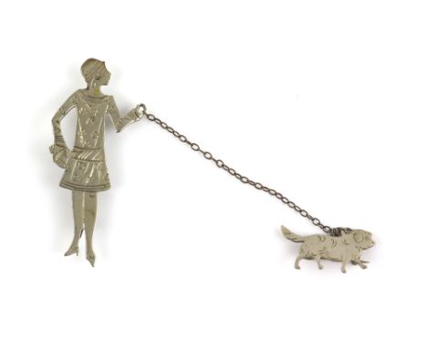 Mixed group of items, including three gold cased wrist watches, bar brooch and a brooch fitting, all in 9 ct, with Asprey ope