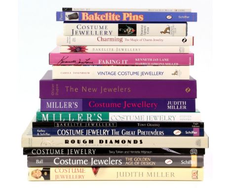 Collection of mainly costume jewellery reference books, including Rough Diamonds - The Butler &amp; Wilson collection by Vivi