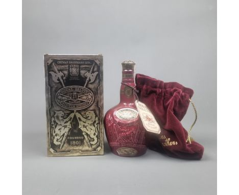 Chivas Royal Salute 21 Year Old Ruby Flagon   (Fill level feels good, decanter weight 1.28kg)  Whisky