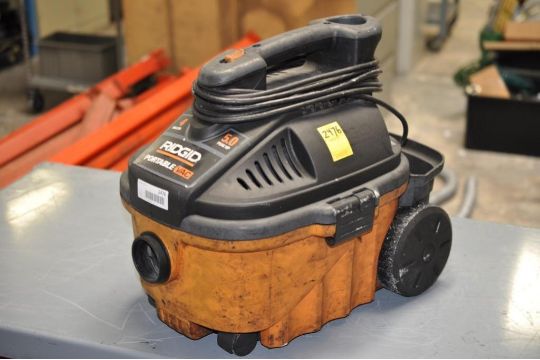 Ridgid Portable Vac Model No. WD40700 120V 9.0A 60Hz