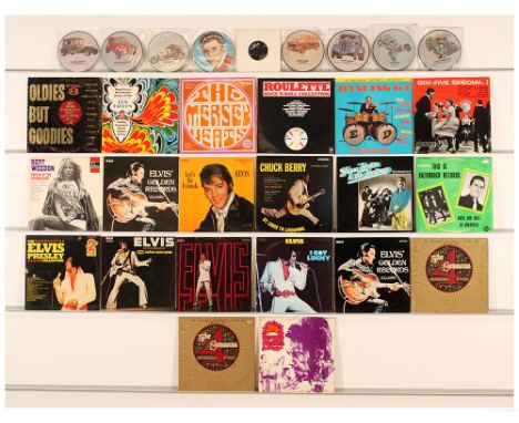 A Collection of Classic Blues/Rock &amp; Roll/Pop LP's and 7" Singles to include Chuck Berry, Elvis Presley, Don Fardon, Shan