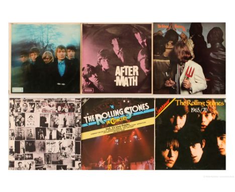 A collection of The Rolling Stones LPs to include (1) Between The Buttons (1968 UK Mono Press, Decca - LK 4852, Mirage Music 