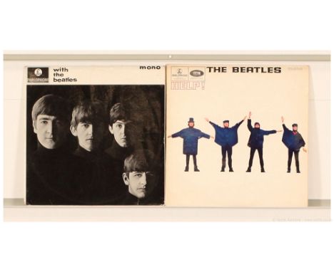 Pair of The Beatles UK 1st Pressing Mono LPs to include (1) Help! (1965, Parlophone - PMC 1255, Matrix Variant 1 Side A XEX 5