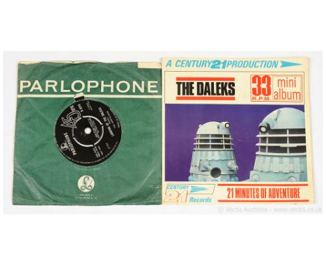 Doctor Who Themed 7" 33 1/2 rpm Mini Albums comprising The Daleks - generally Good Plus to Very Good including card sleeve an