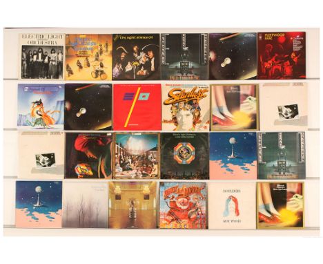 A collection of Fleetwood Mac, Electric Light Orchestra and related artists LP's to include (1) Bare Trees (K 44181, Repress)